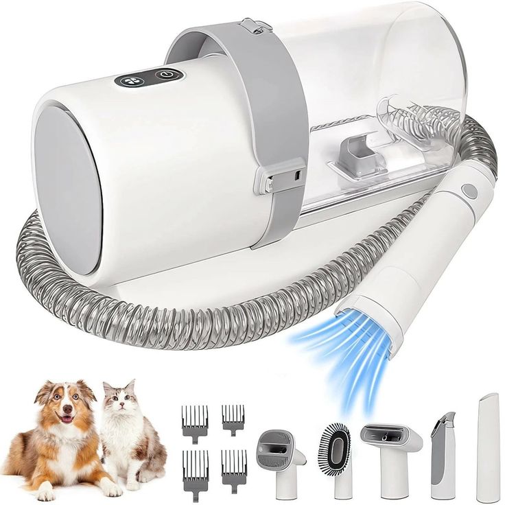 Pet multi-functional hair trimmer dog vacuum set all-in-one machine pet beauty device vacuum cleaner hair clipper