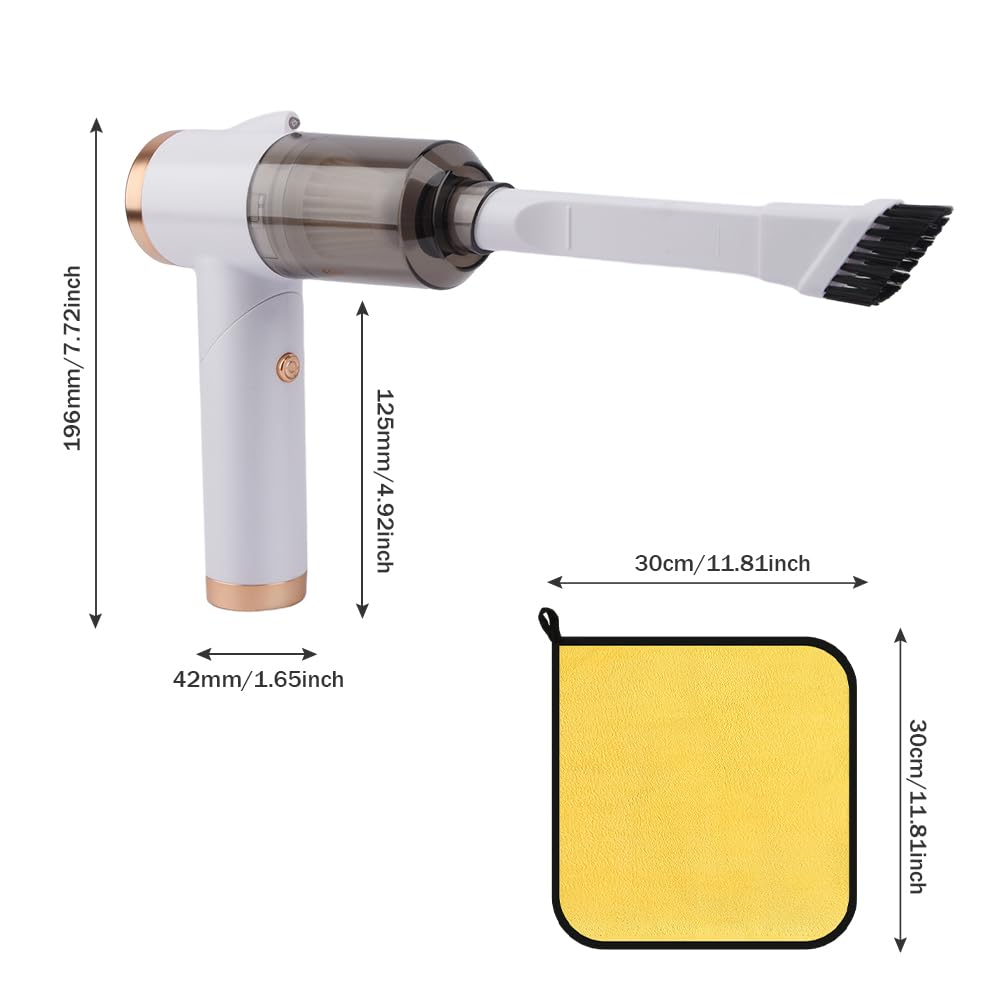 ✨ Cordless Mini Car Vacuum Cleaner – Compact Handheld Vacuum for Car & Home