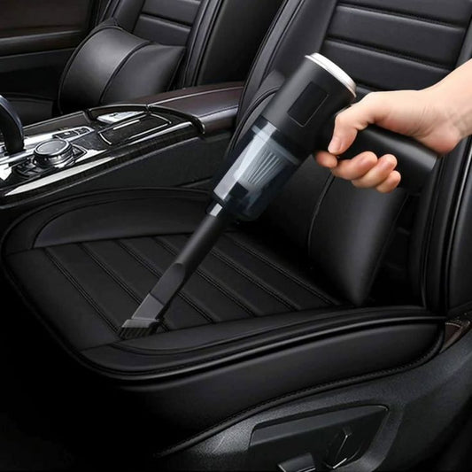 High-Power Mini Car Vacuum cleaner-20000Pa, 130,000RPM Brushless Motor, 4000mAh Battery, Dual Nozzles for Car/Home/Keyboard & Vacuum Storag