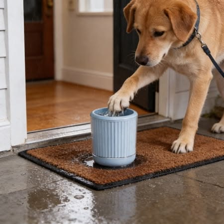 🐾 Pet Paw Cleaner Cup – Easy Foot Washing for Cats & Dogs