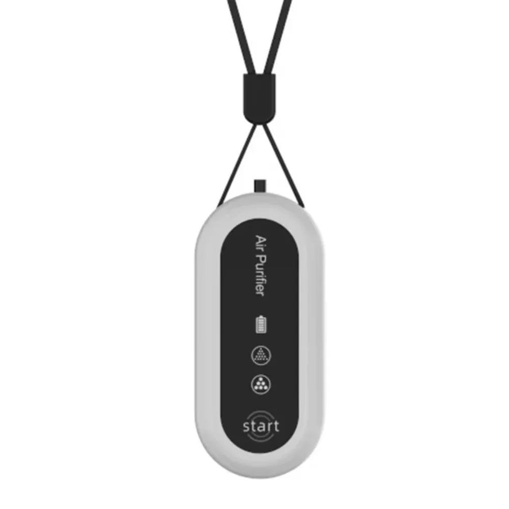 Wearable Mini Air Purifier – Portable USB Rechargeable Air Cleaner