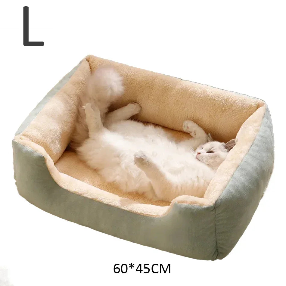 Cozy Pet Bed for Cats and Dog – Soft Plush Cushion for Sleeping & Relaxing