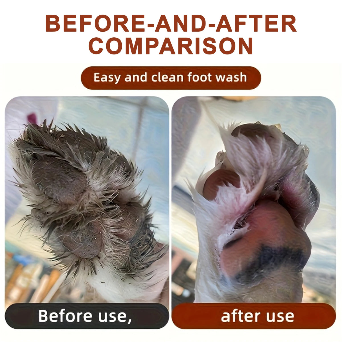 🐾 Pet Paw Cleaner Cup – Easy Foot Washing for Cats & Dogs