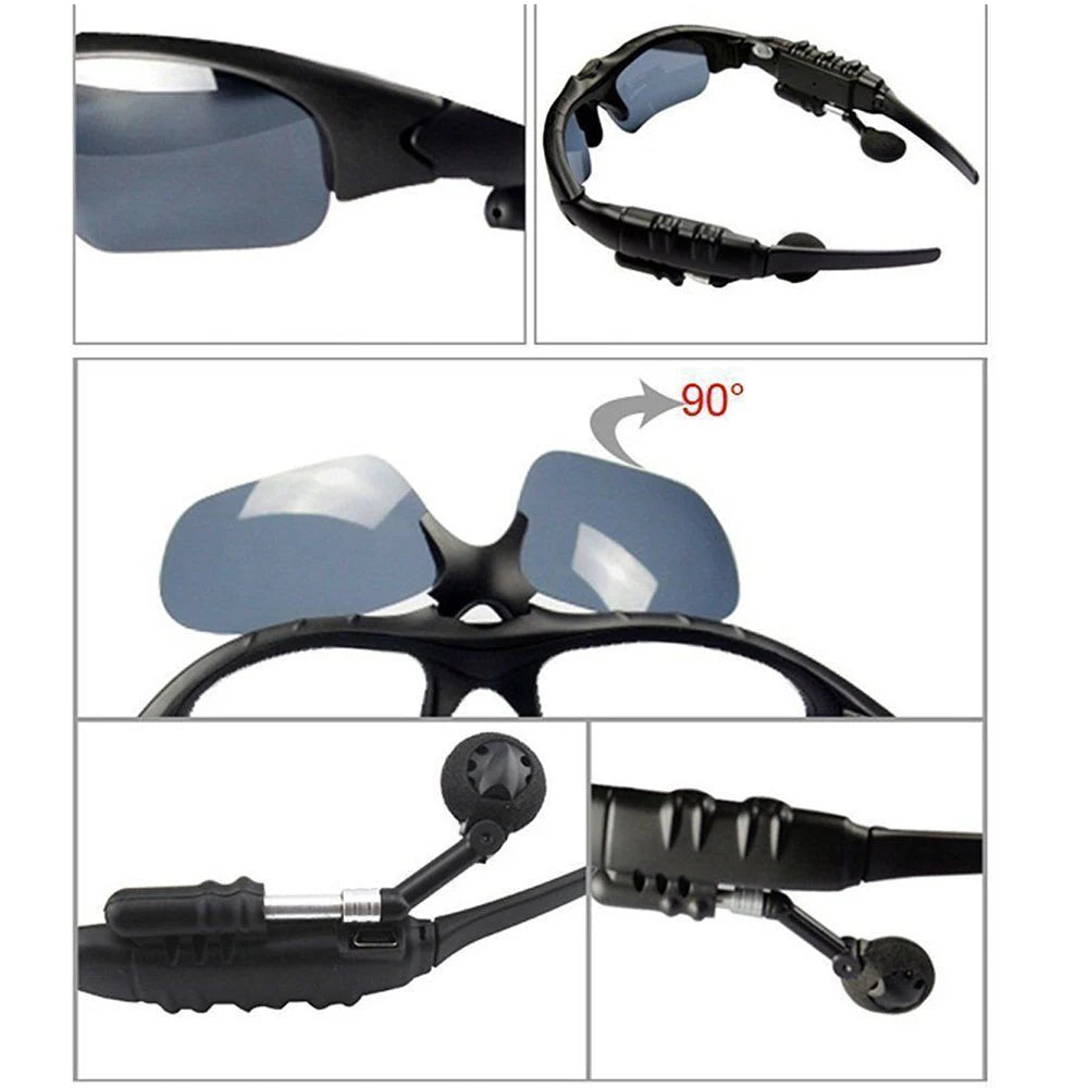 NOVEX Bluetooth Smart Sunglasses – Wireless Stereo Audio Glasses with UV Protection Polarized Lenses