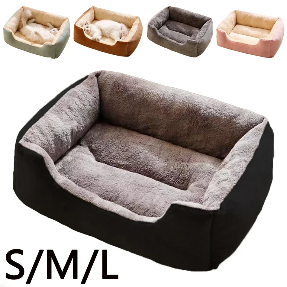 Cozy Pet Bed for Cats and Dog – Soft Plush Cushion for Sleeping & Relaxing