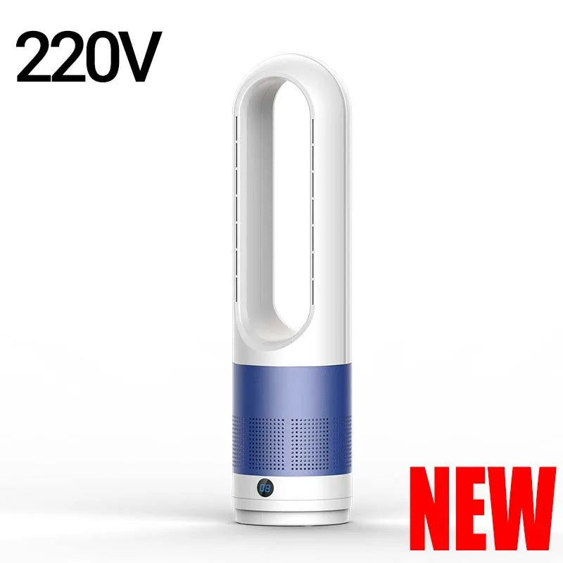 🌬️ Bladeless Tower Fan with Remote Control – 8 Speeds, Oscillation & 8H Timer