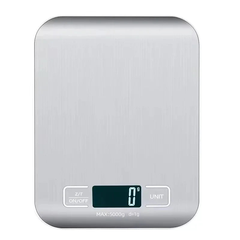 NOVEX Digital Kitchen Scale – 5kg/10kg Capacity, 1g Precision, Stainless Steel