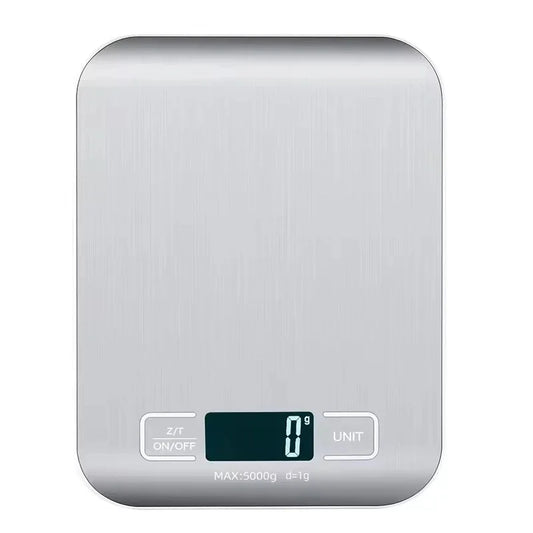 NOVEX Digital Kitchen Scale – 5kg/10kg Capacity, 1g Precision, Stainless Steel