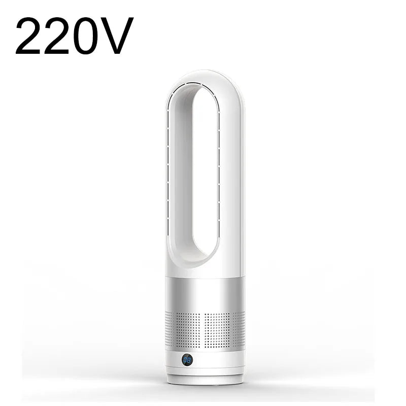 🌬️ Bladeless Tower Fan with Remote Control – 8 Speeds, Oscillation & 8H Timer