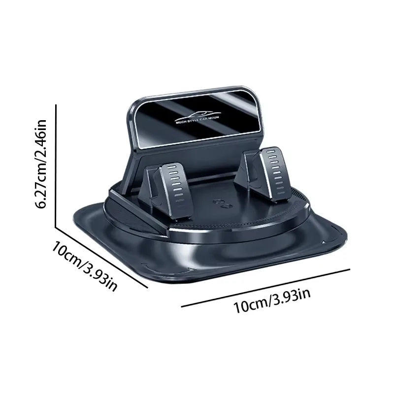 NOVEX Universal Car Phone Holder – 360° Rotating Anti-Slip Dashboard Mount for GPS Navigation