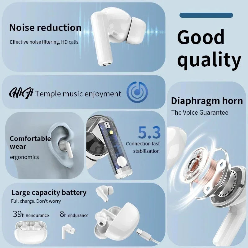 Bluetooth Wireless Headphones – Clear Sound & Noise Reduction