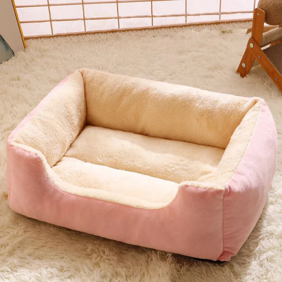 Cozy Pet Bed for Cats and Dog – Soft Plush Cushion for Sleeping & Relaxing