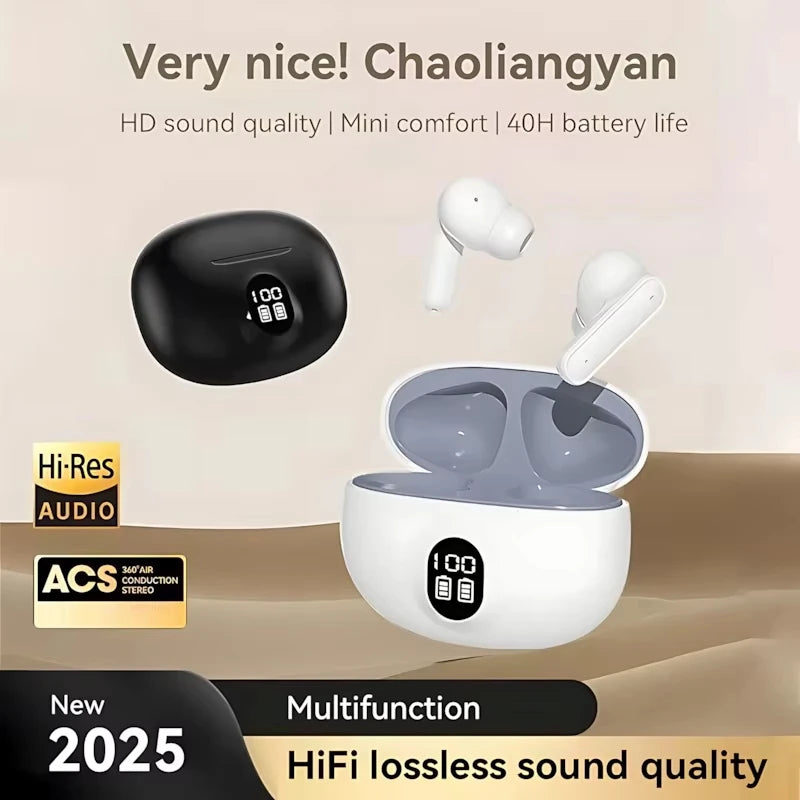 Wireless Bluetooth Headphones – HD Mic, Noise Isolation & Long Battery Life