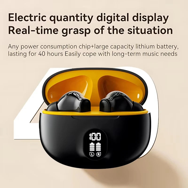 Wireless Bluetooth Headphones – HD Mic, Noise Isolation & Long Battery Life