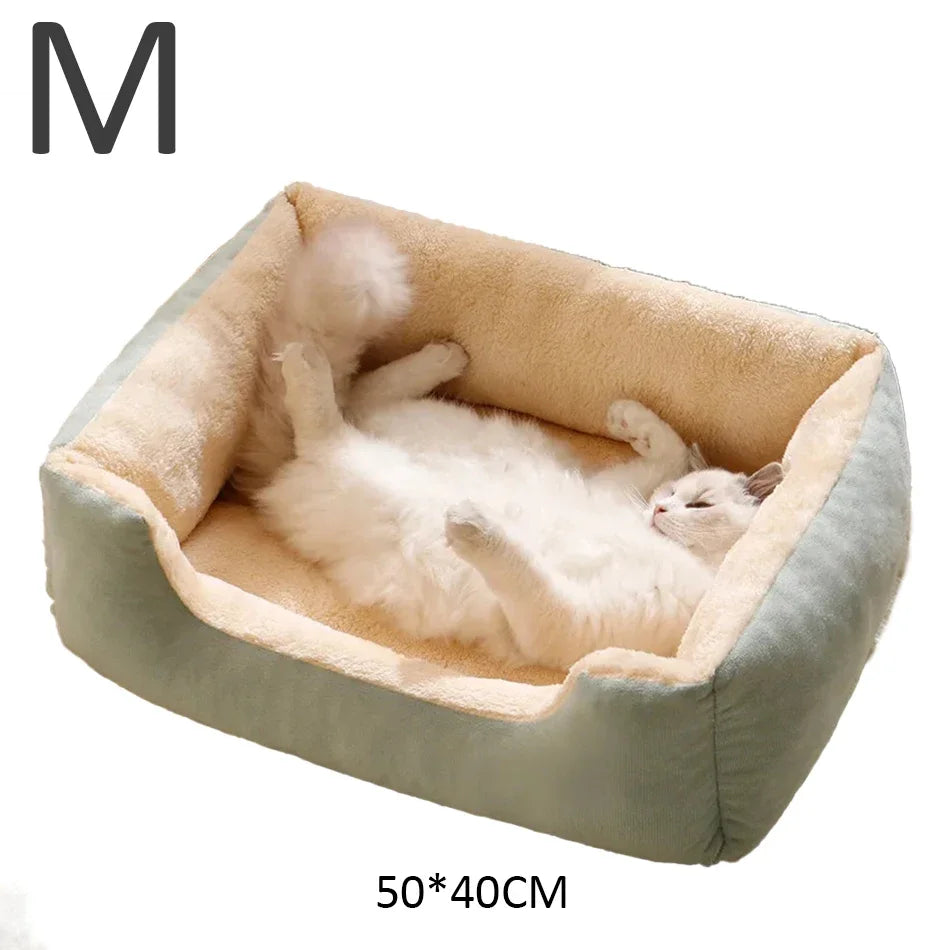 Cozy Pet Bed for Cats and Dog – Soft Plush Cushion for Sleeping & Relaxing
