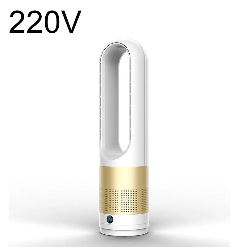 🌬️ Bladeless Tower Fan with Remote Control – 8 Speeds, Oscillation & 8H Timer