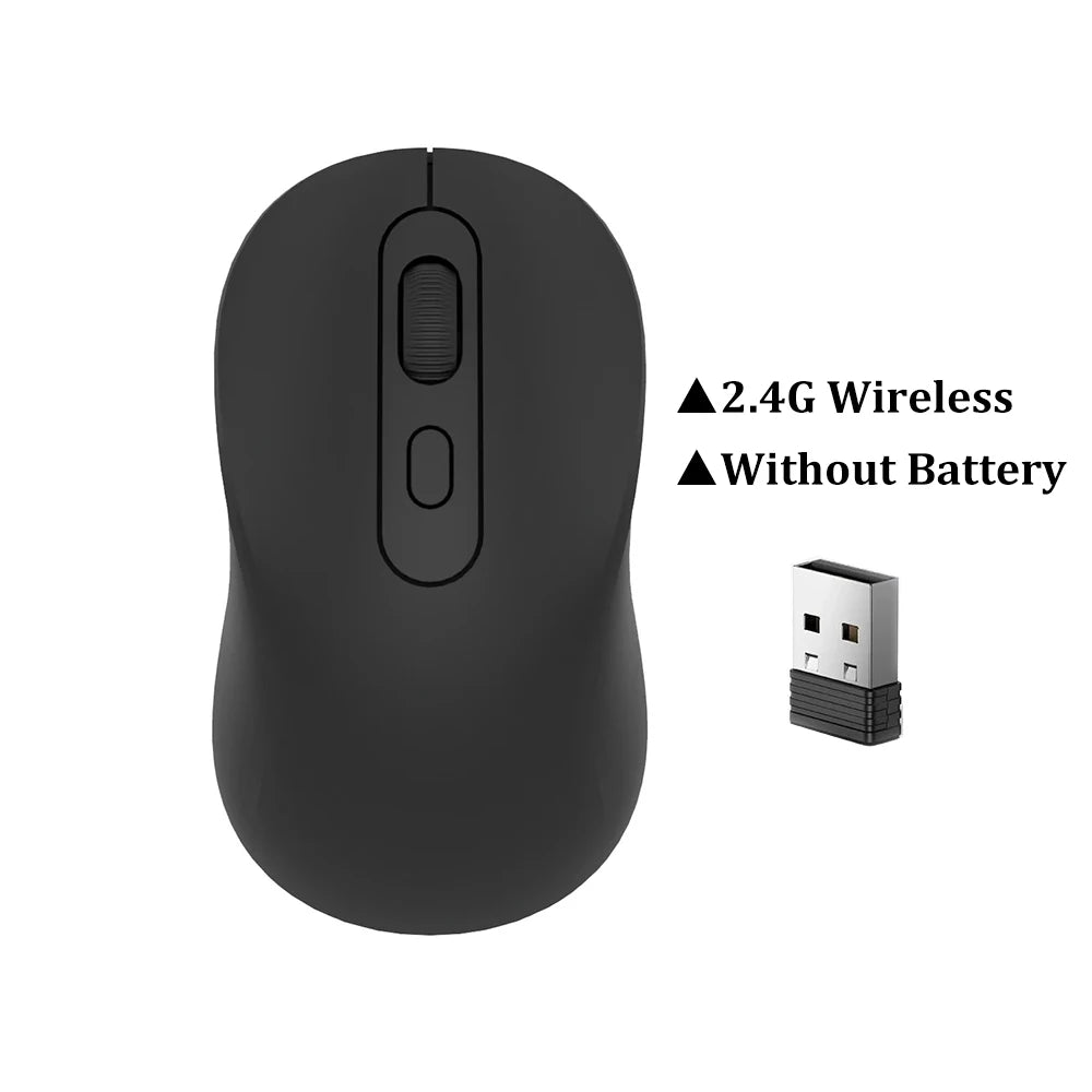 Wireless Bluetooth Mouse – Dual Mode, Rechargeable & Silent
