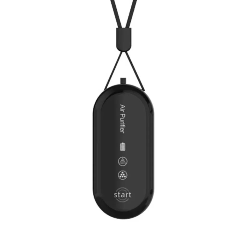 Wearable Mini Air Purifier – Portable USB Rechargeable Air Cleaner