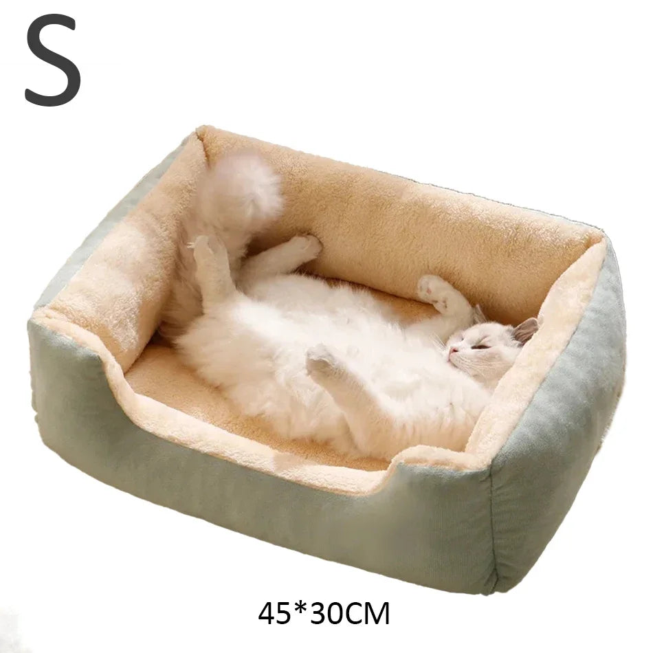 Cozy Pet Bed for Cats and Dog – Soft Plush Cushion for Sleeping & Relaxing