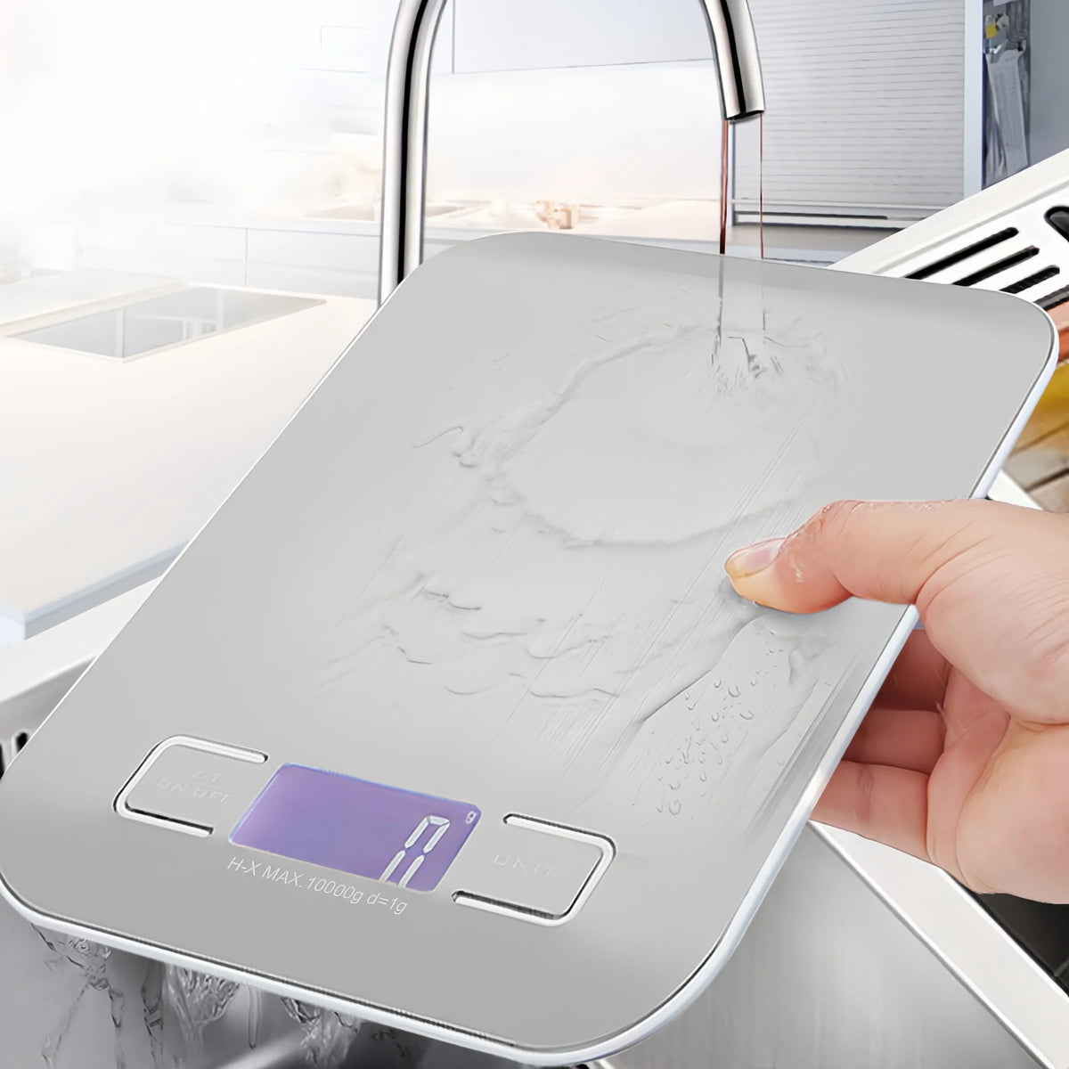 NOVEX Digital Kitchen Scale – 5kg/10kg Capacity, 1g Precision, Stainless Steel