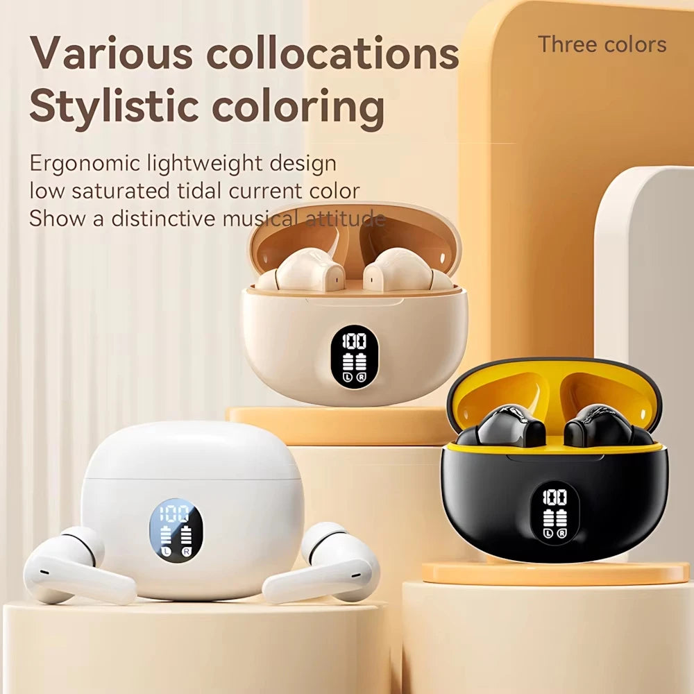 Wireless Bluetooth Headphones – HD Mic, Noise Isolation & Long Battery Life
