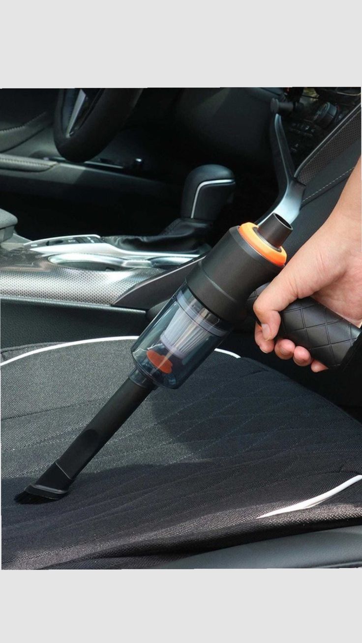 High-Power Mini Car Vacuum cleaner-20000Pa, 130,000RPM Brushless Motor, 4000mAh Battery, Dual Nozzles for Car/Home/Keyboard & Vacuum Storag